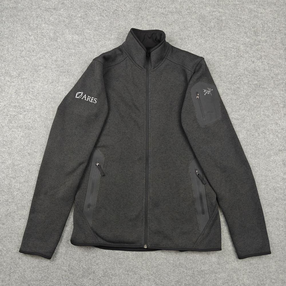 Arc'teryx Sweater Womens Medium Gray Covert Cardigan‎ Full Zip Fleece Jacket